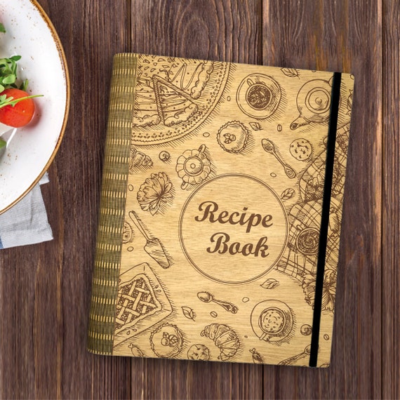 Personalized Recipe Book, Mom blank recipe book, Personalized