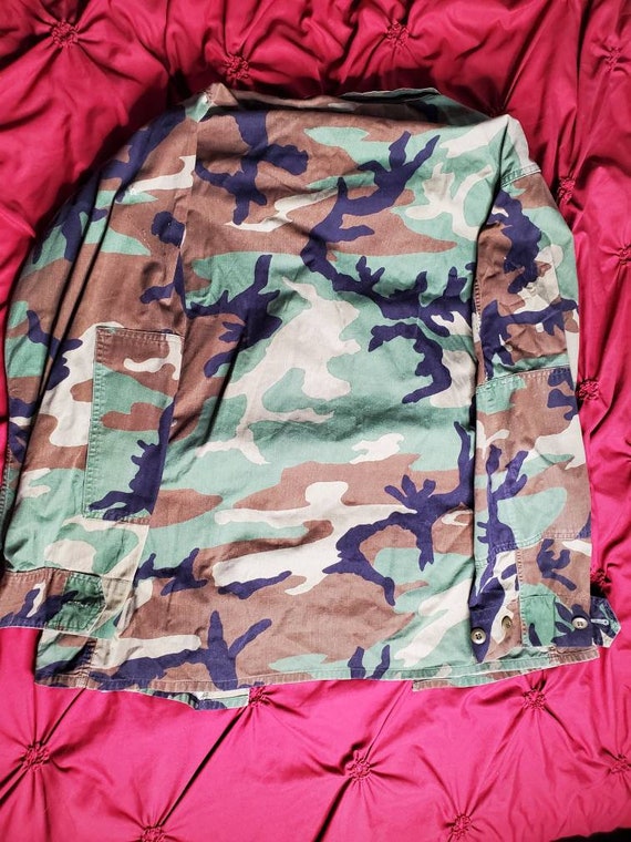 Vintage Army Camo Jacket - Gem