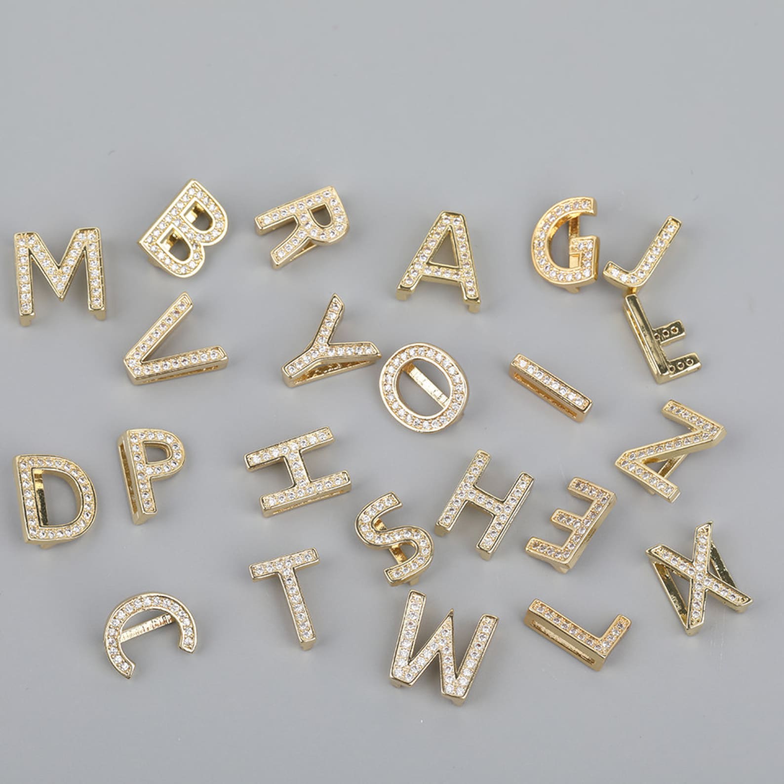 5/10pcs 3-13mm Rhinestone Crystal Initial Alphabet Letter | Etsy