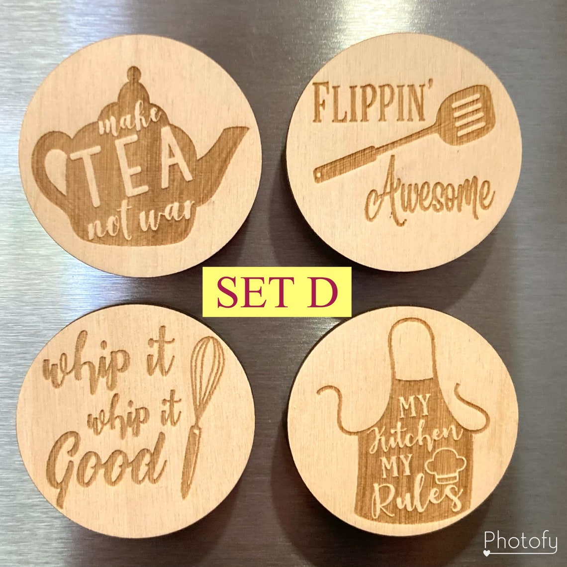 Wood Fridge Fridge Sets Fridge Funny Etsy