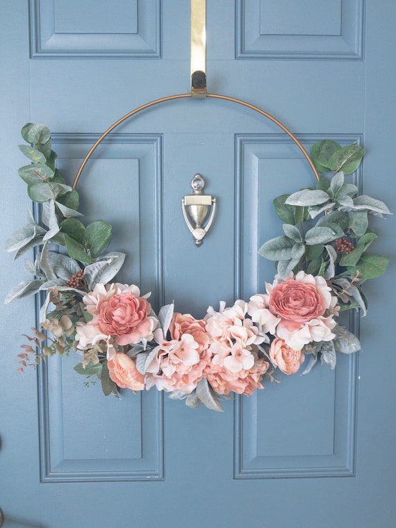 Blush Hoop Wreath, 22