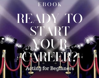 Acting for Beginners eBook, Guide to the Industry (Digital Download)