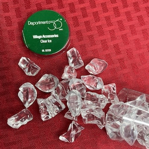 Department 56 Village Accessories Clear Ice