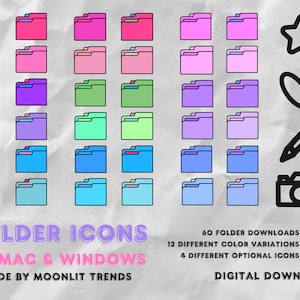 180 Cute Folder Icons for Desktop on Mac and Windows