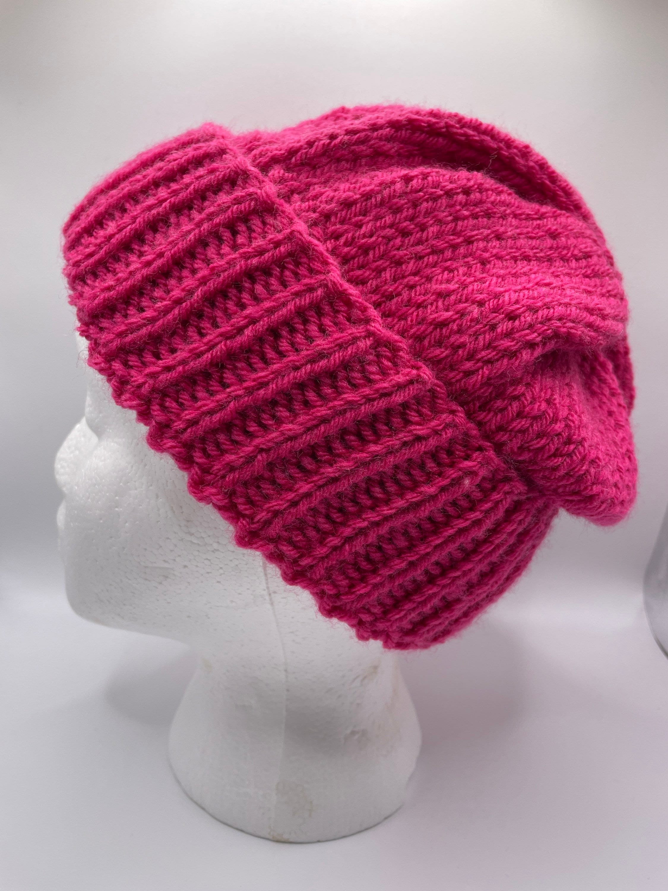 The Ansa Hat - Chunky Knitted Hat Pattern Only Suitable for