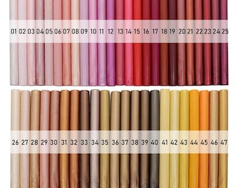 Sealing Wax Sticks, Premium 50 Colors Wax Seal Sticks for Wedding Invitation Wax Seal Stamp, Gift Wrapping, Gold Wax Seals Sticks Wholesale