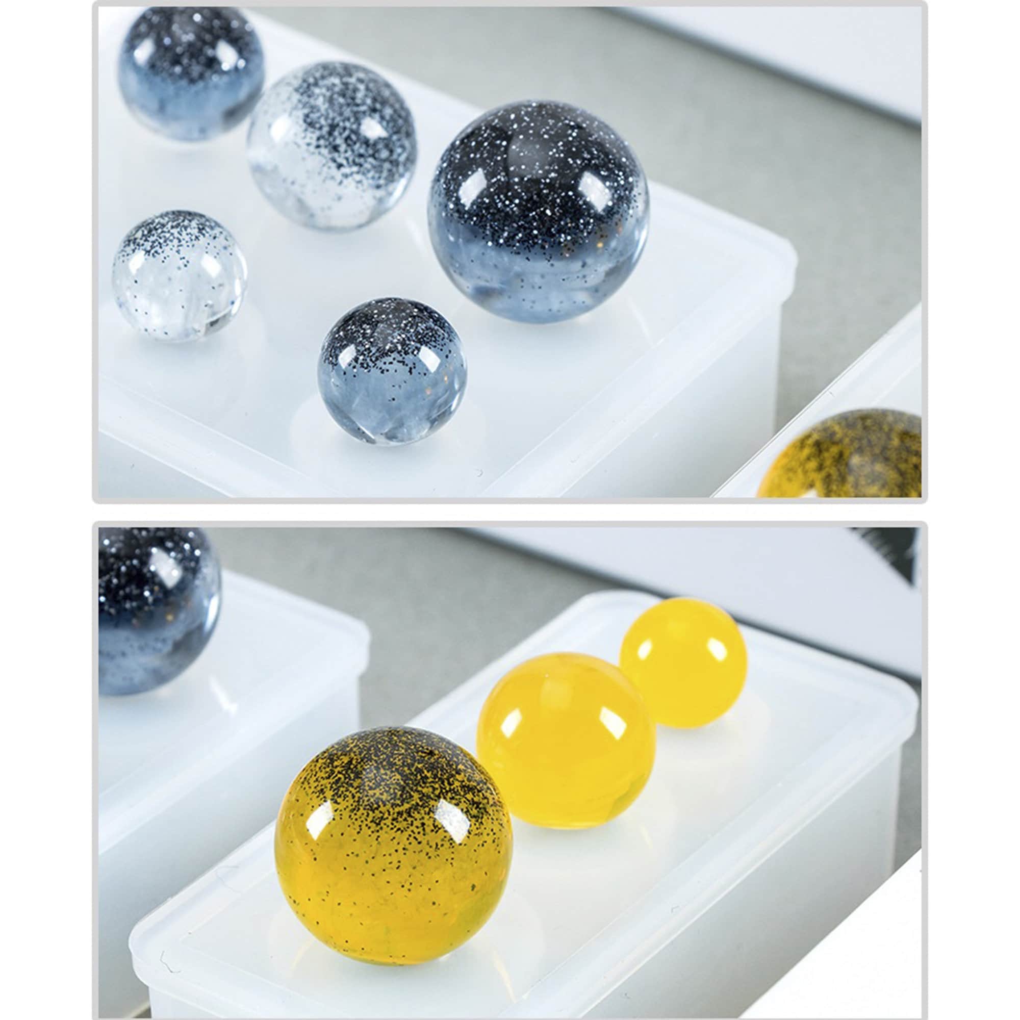 Ball Silicone Mold for Resinclear Beads Resin Etsy
