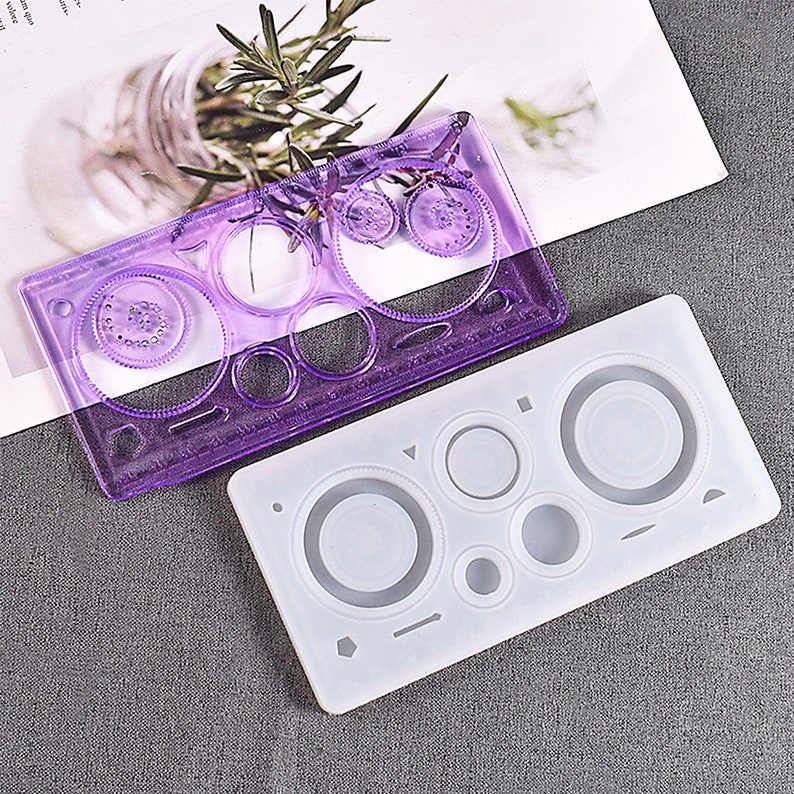 Flower Ruler Moldssilicone Mold Ruler Resin Molddiy Epoxy | Etsy