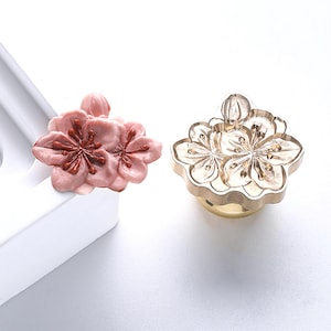 Wachs-Siegelstempel, 3D Sakura Stempel, Sakura-Wachssiegel für Hochzeitseinladung Umschlag Geschenkverpackung, Sakura-Wachsstempel, Blüten-Wachssiegel-Kit