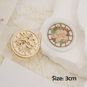 Wachs Siegel Stempel, Stempel für Einladung Umschlag Geschenkverpackung, Wachssiegel für Einladung Umschlag, Stempel für Tee und Tee
