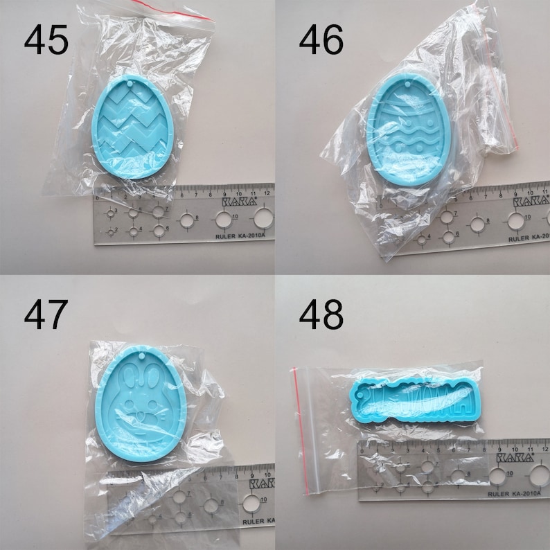 Big Sale Keychain Molds for Resin Clay Plaster Candy Candle Soap