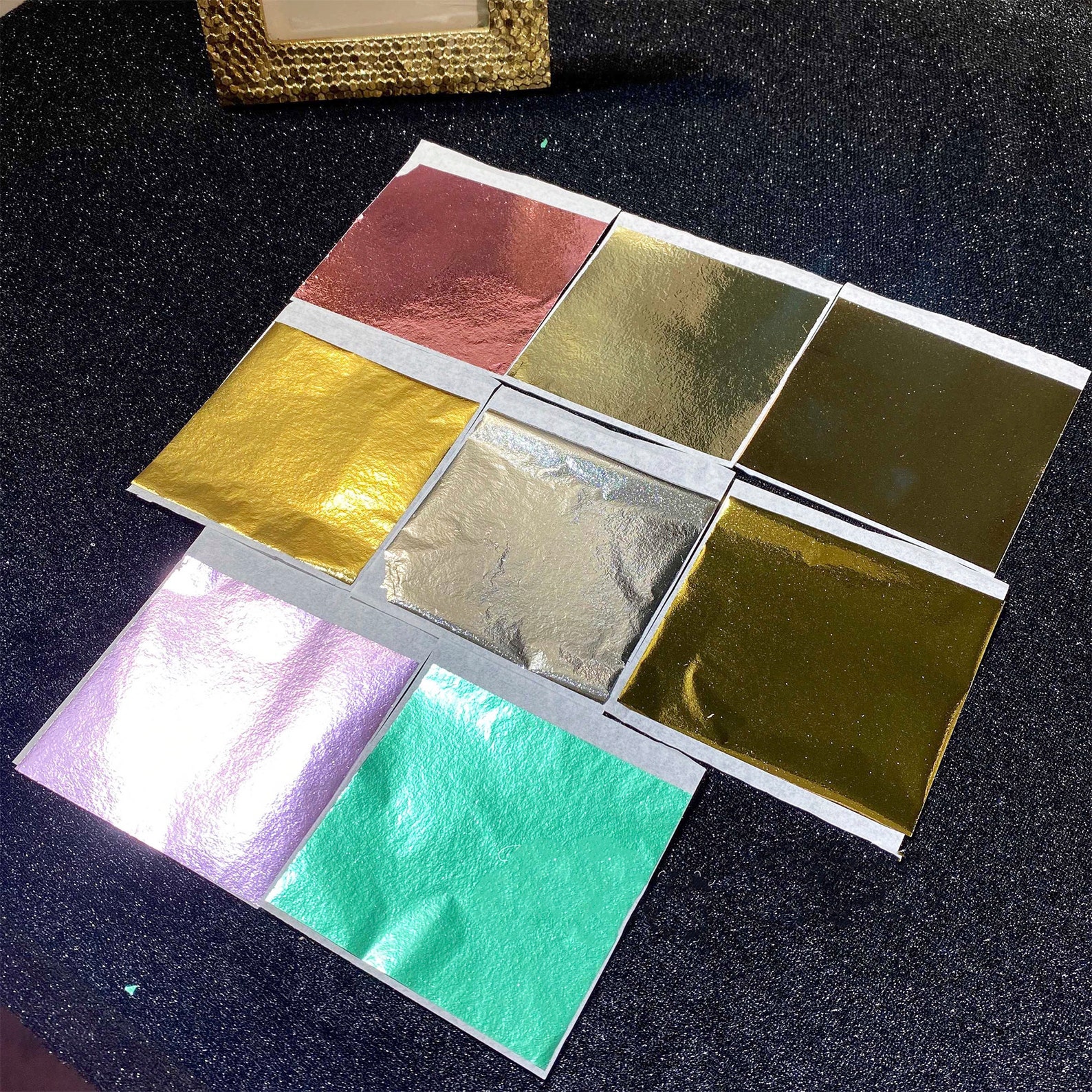 Gold Foil Flakes Resin Variety Color Gold Foil Paper Leaf Etsy