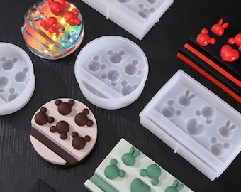 Mickey Head Phone Holder Resin Molds, Mickey Mouse Resin Mold, Silicone Mold for Resin Clay, Phone Holder Molds, DIY Epoxy Mickey Resin Mold
