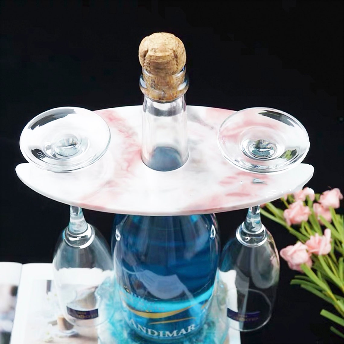 Silicone Mold for Wine Glass Holder Resin MoldRed Wine Tray Etsy