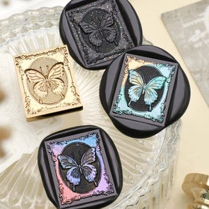 Wachs Siegel Stempel, Schmetterling Probe Stempel, Wachs Siegel für Einladung Umschlag Geschenkverpackung, papilionid Siegelwachs Stempel