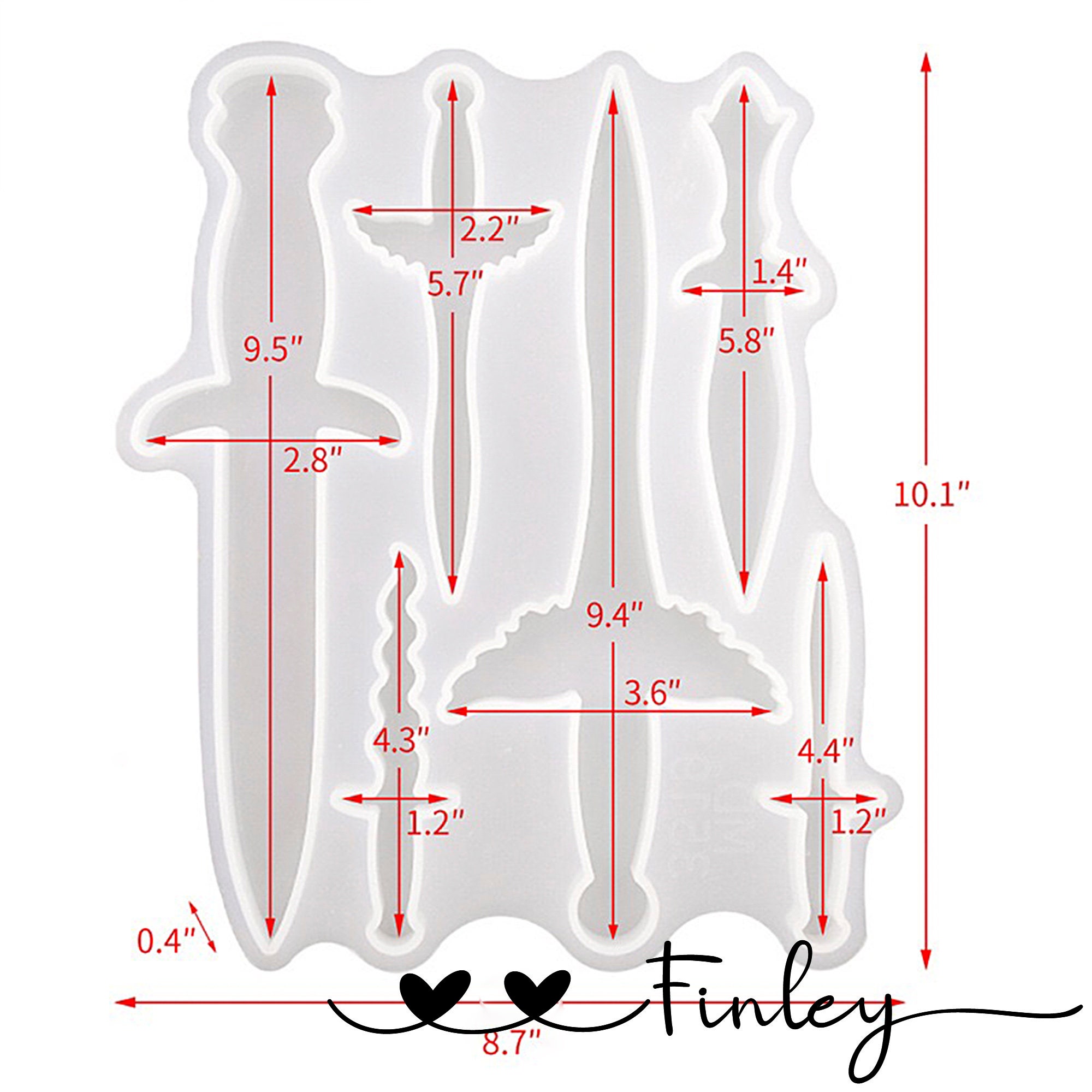 Silicone Mold for Resin DIY Epoxy Keychain Molds Decoration Etsy