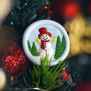 Wachs-Siegel Stempel, Schneemann Stempel Wachs Siegel für Einladung Umschlag Geschenkverpackung, Schneemann Siegelwachs Stempel, Schneemann Nacht Stempel