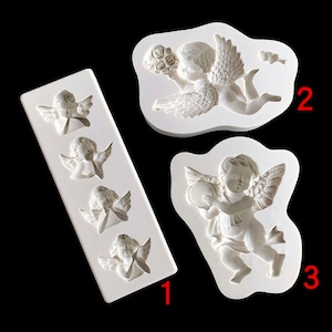 Angel Molds,Cupid Mold Resin Clay Candle Soap,Silicone Mold for Resin,Decoration Mold for Tray Mold,Angel Mould,Epoxy Resin Jewelry Molds