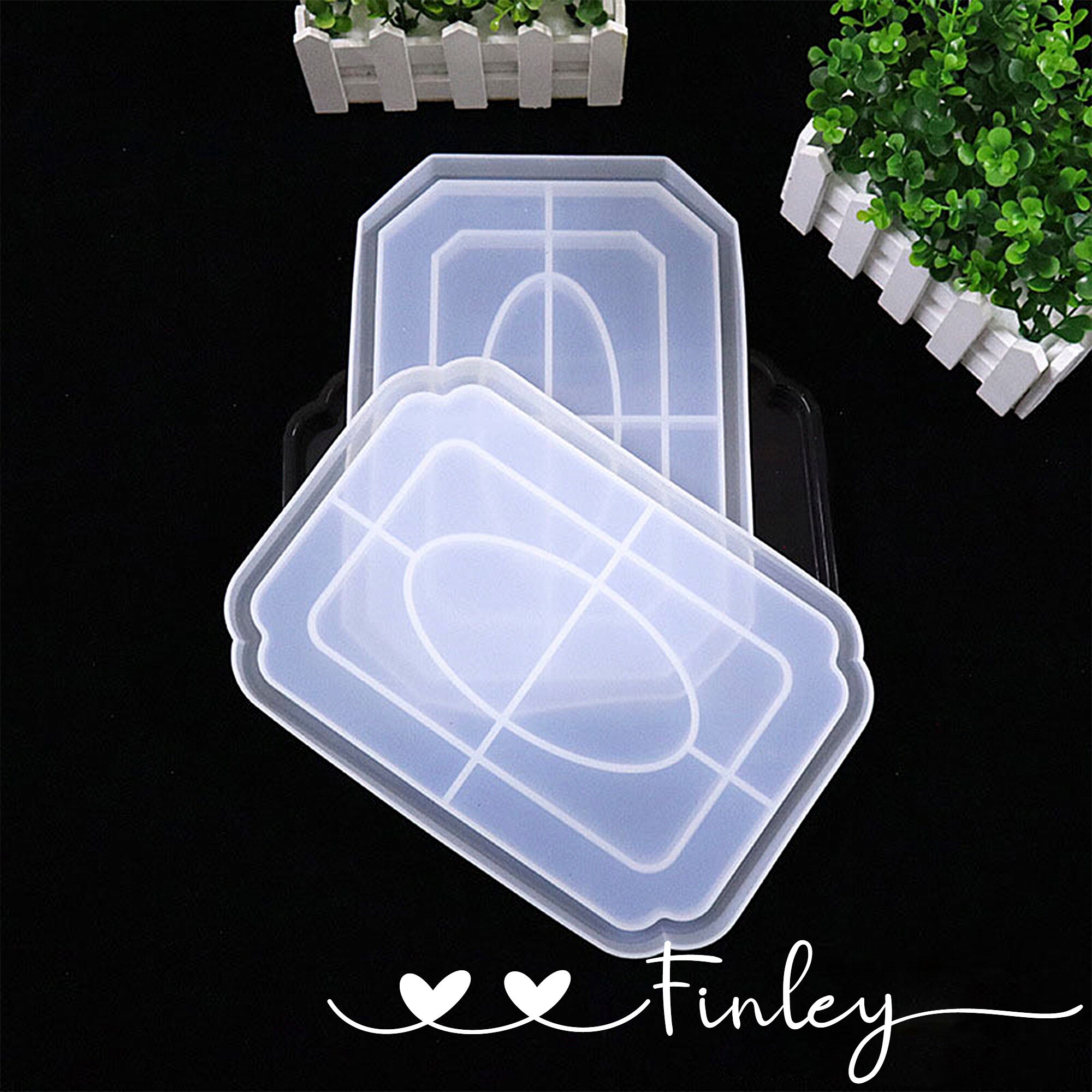Rolling Tray Mold Resin Clay Silicone Resin Mold for Tray Etsy
