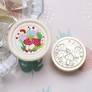 Wachs Siegel Stempel, Lovely Pilz Stempel, Wachs Siegel für Einladung Geschenk Verpackung, Pilz Busch Siegel Wachs Stempel, Pilz Siegel Stempel