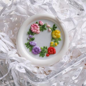 Wachs Siegel Stempel, 3D Mohn Kranz Stempel Wachs Siegel für Einladung Umschlag Geschenkverpackung, Mohnblume Siegelwachs Stempel, Blumen Siegelstempel