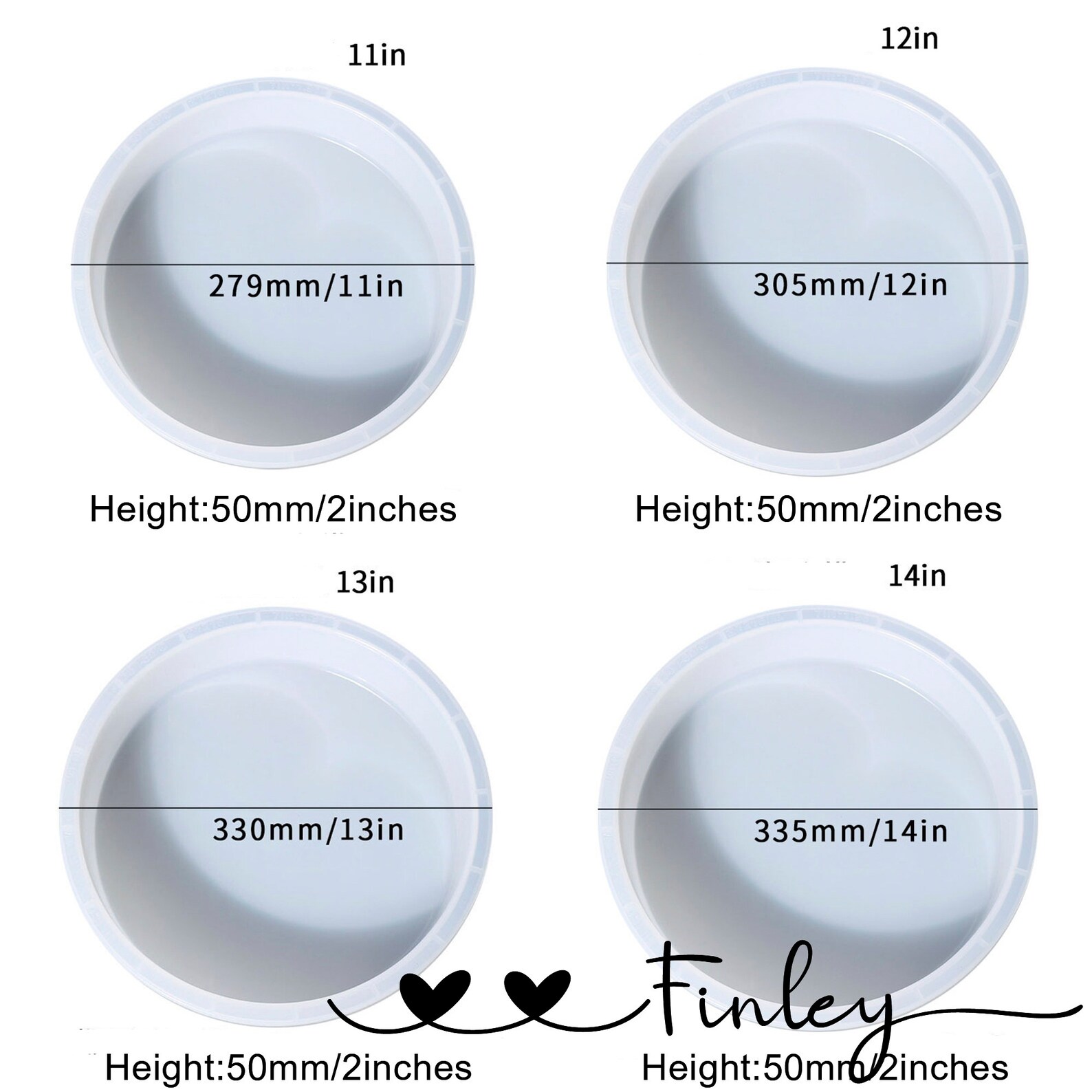 Large Round Resin Molds Rolling Tray Mold Jewelry Holder Etsy