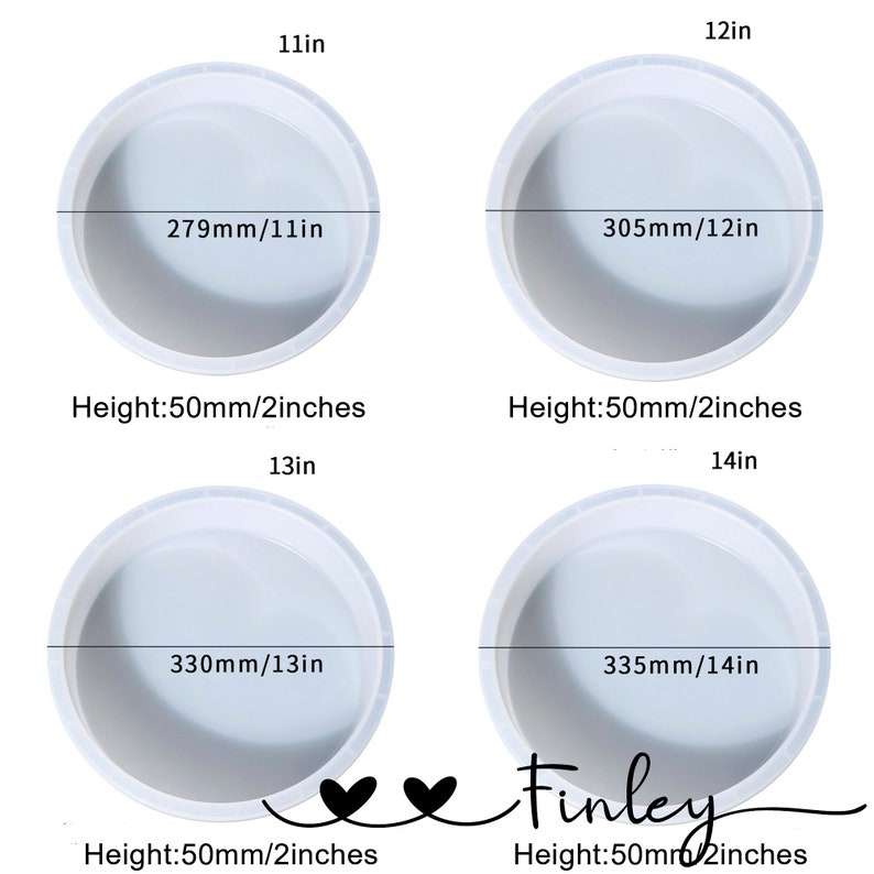 Large Round Resin Molds Rolling Tray Mold Jewelry Holder Etsy