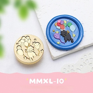 Timbro con sigillo di ceralacca, grazioso piccolo gatto nero, sigillo di ceralacca per inviti, buste, confezioni regalo, timbro di ceralacca a forma di gatto, kit di sigilli di ceralacca, simpatico gatto