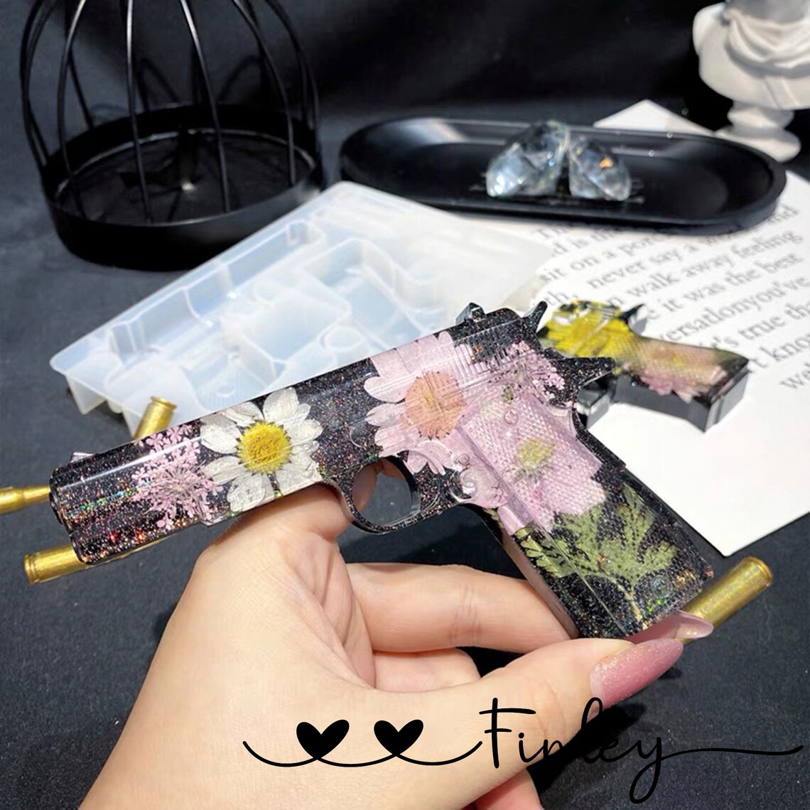 Silicone Mold Resin Gun Molds Bullet Molds for Resin Casting Etsy