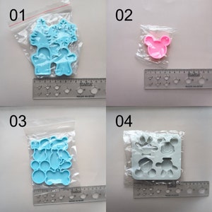 big sale Keychain Molds for Resin Clay plaster candy Candle Soap, mickey head molds, animal keychain molds, DIY Epoxy Christmas Resin Molds