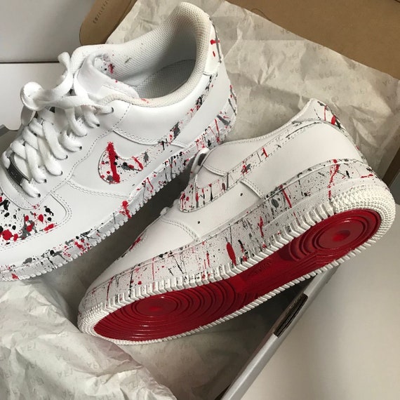 blood splatter air force 1