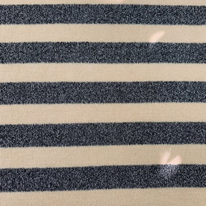 Stripe Stretch Knit - Stretchy Stripe Jersey -  Knit Fabric with Stripes