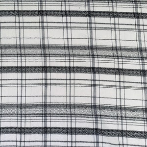 Moroccan Plaid Cotton - Barn Boho Cotton Design - Moroccan Design Fabric
