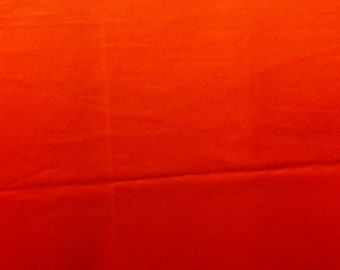 Tessuto in poliestere arancione: materiale per costumi di Halloween (larghezza 68")