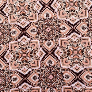 Paisley Jersey - Pink Paisley Jersey - Stretchy Paisley