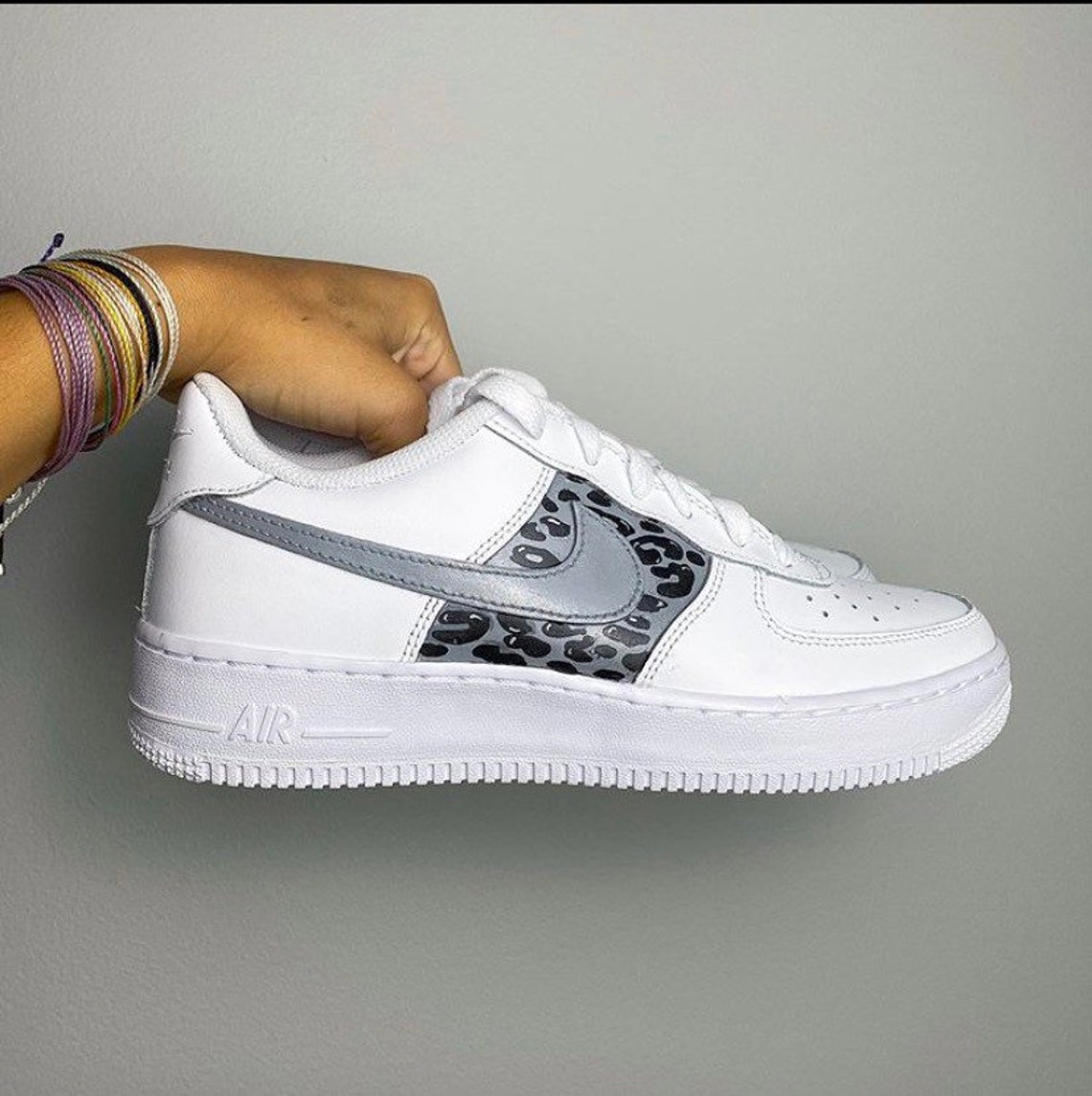 cheetah and tan air force 1