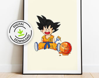 Download Free Goku Nursery Etsy SVG Cut Files