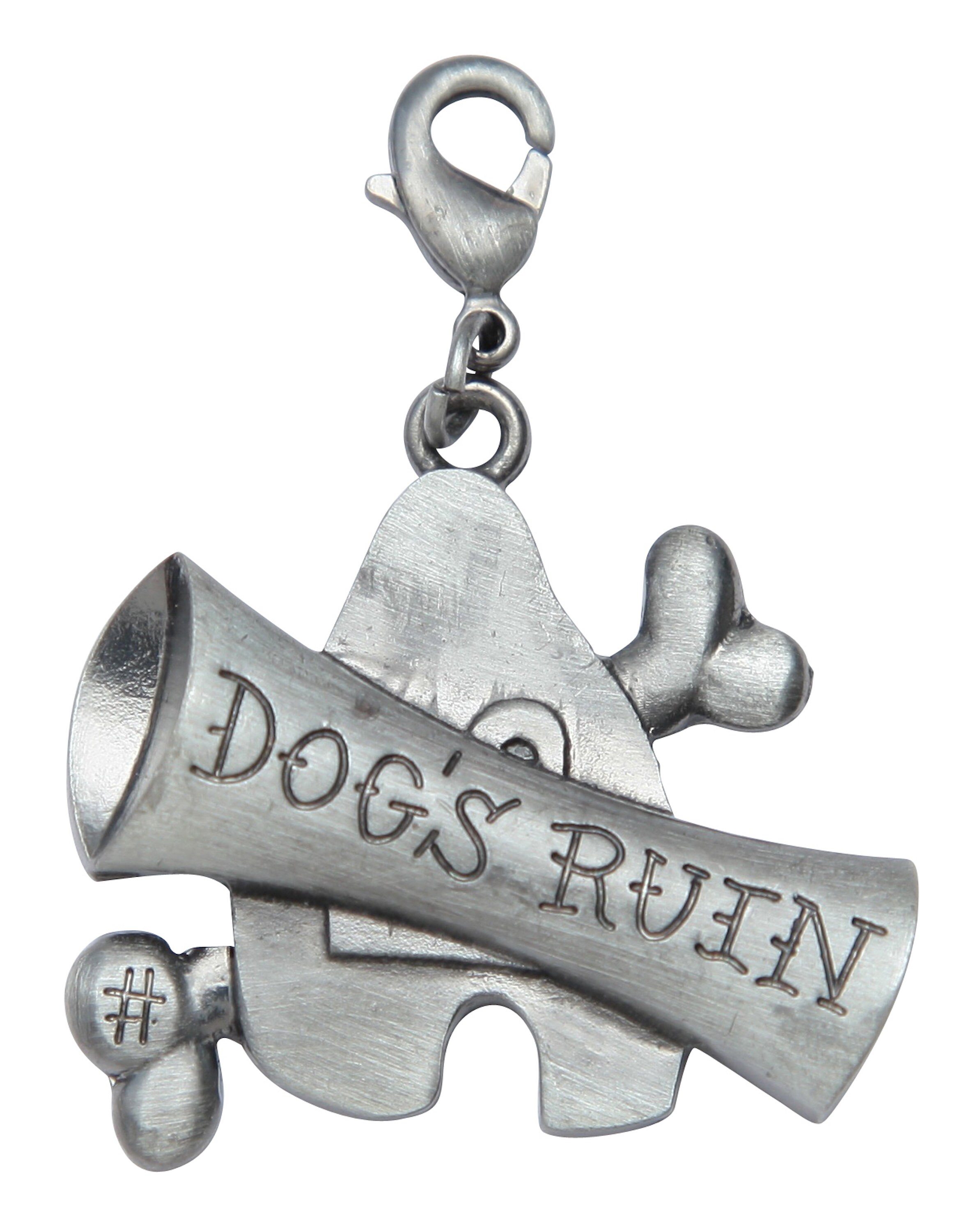 Underground Hound Dogs Ruin Gun Metal Collar Charmdog Collarpetpet