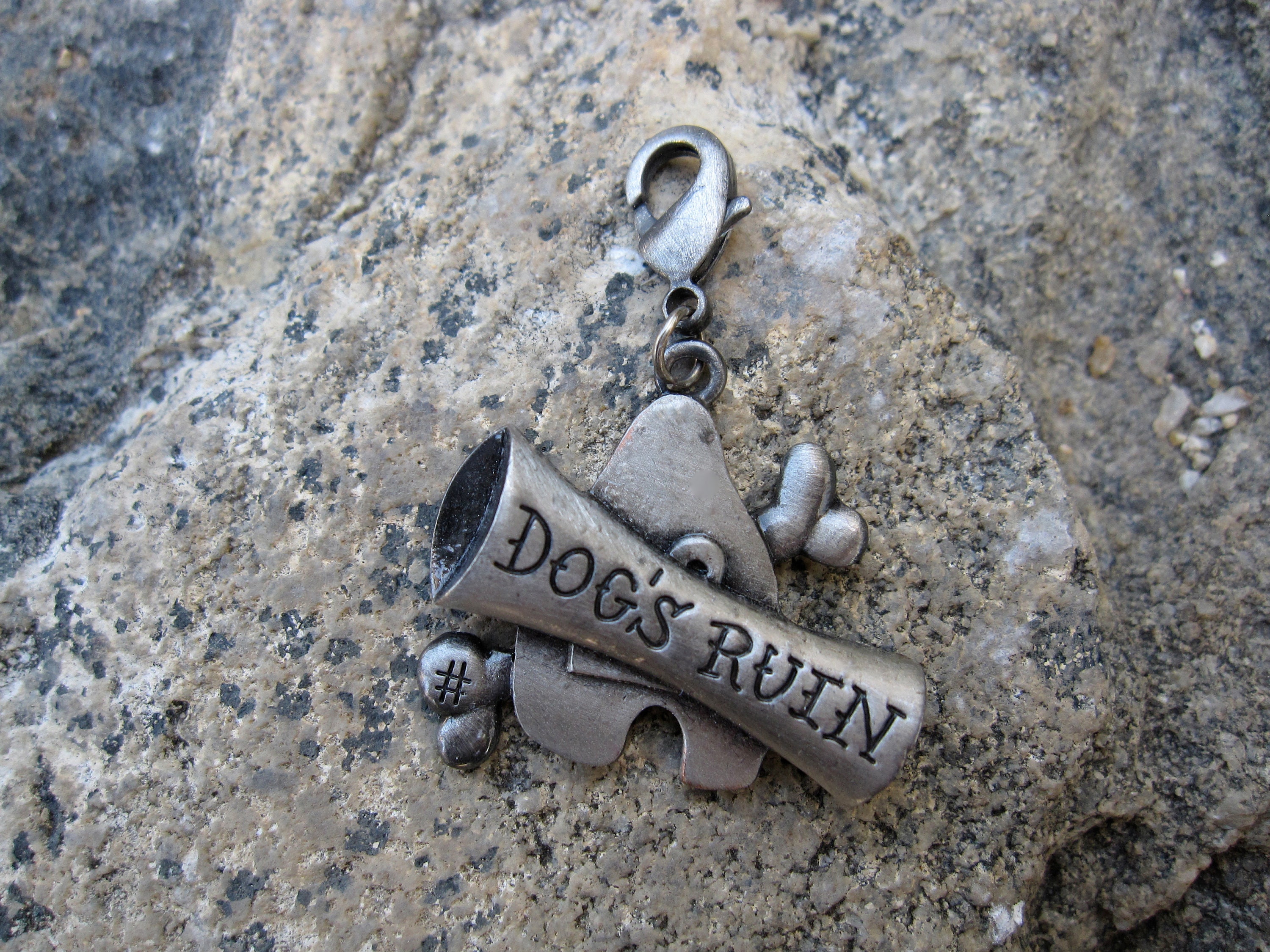 Underground Hound Dogs Ruin Gun Metal Collar Charmdog Collarpetpet