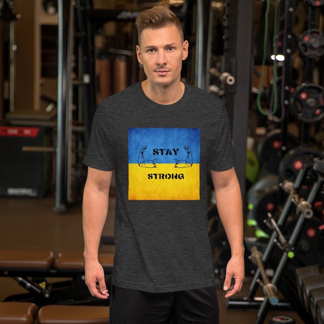 I Stand With Ukraine Ukrainian Flag Lover Support Ukraine Tee...