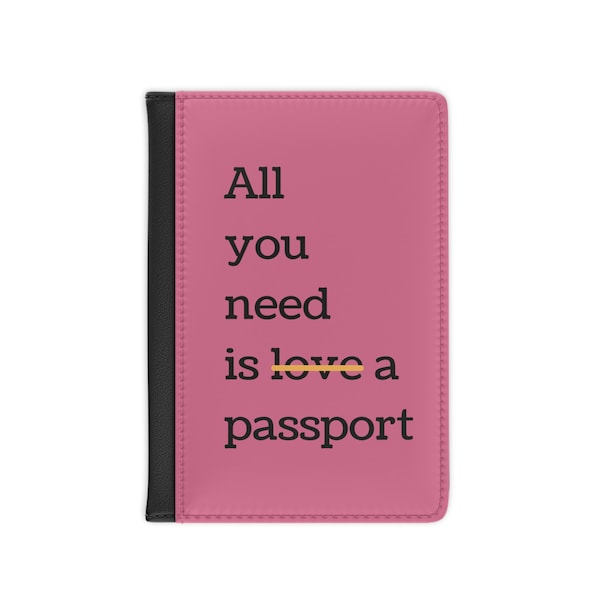 Quote Passport Case Etsy