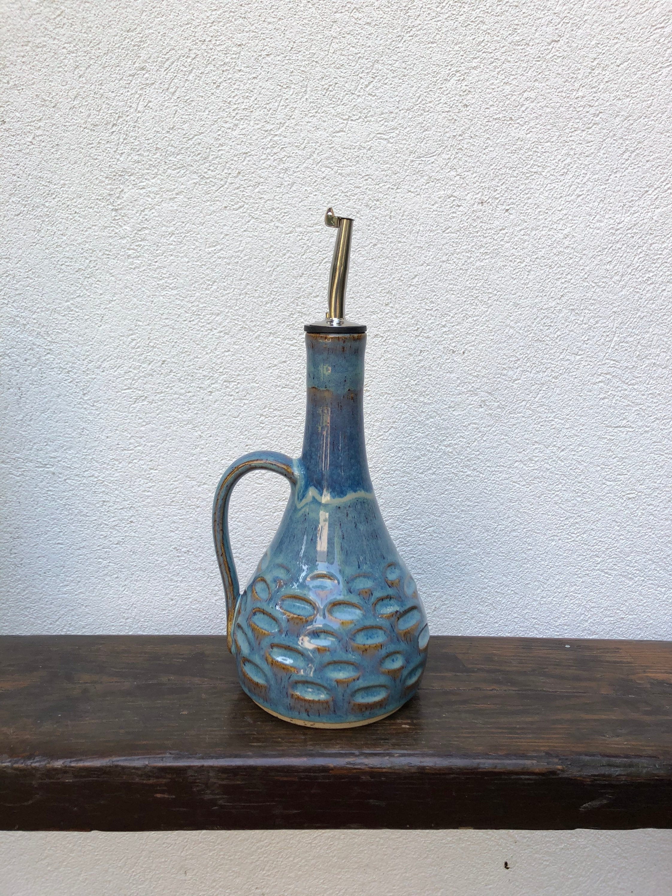 Ceramic Olive Oil Pourer/Cruet/Bottle Etsy