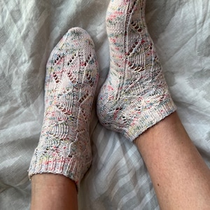 Cotton short sport socks, Melange socks, Bohemian crew socks , great idea gift, basic socks