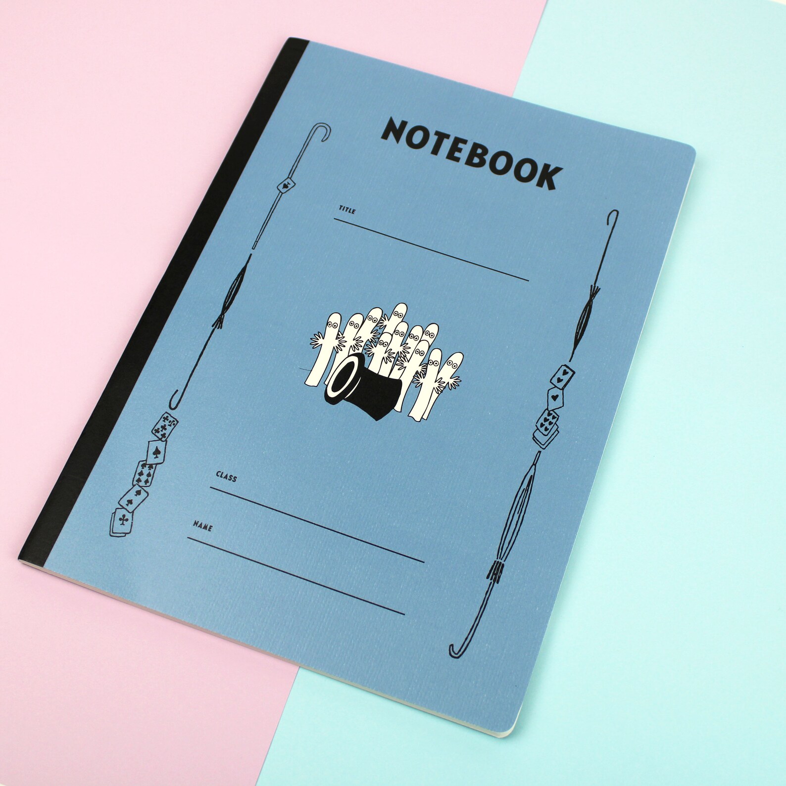 Moomins Hattifattener Japanese Notebook // Kawaii Lined Paper Etsy