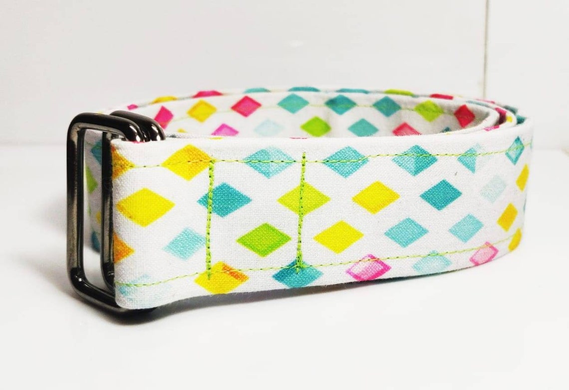 Set of 2 Belts Women's Multi Bright Color Handmade Fabric Etsy