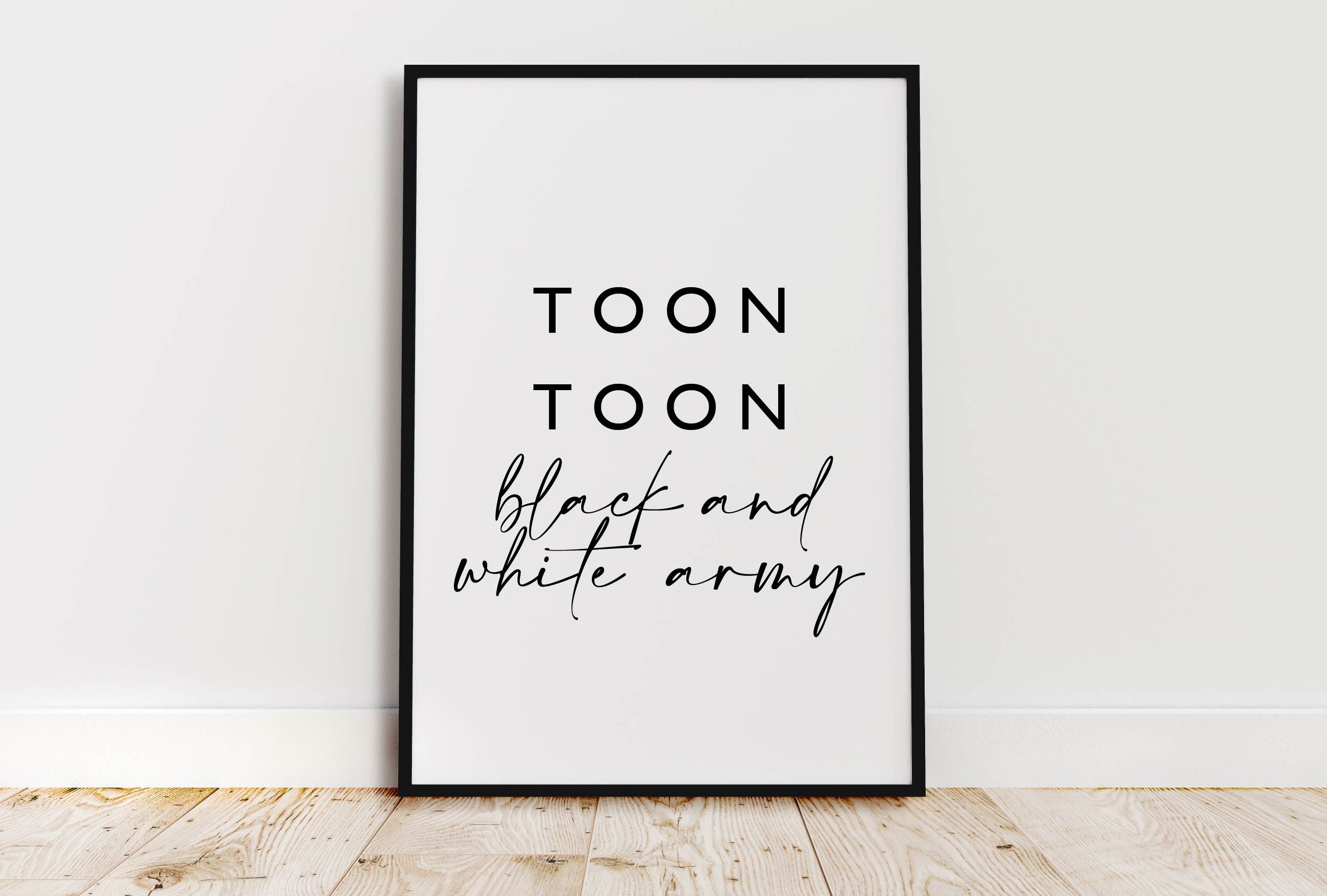 Newcastle United Black and White Army NUFC print Lyrics Etsy UK