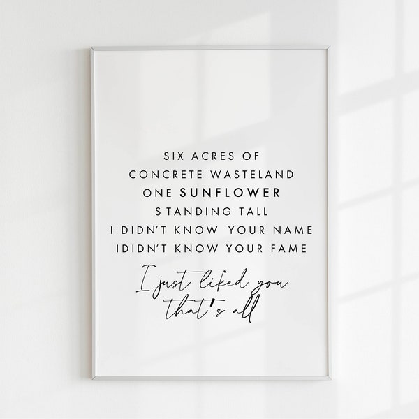 Sunflower Quotes Etsy UK
