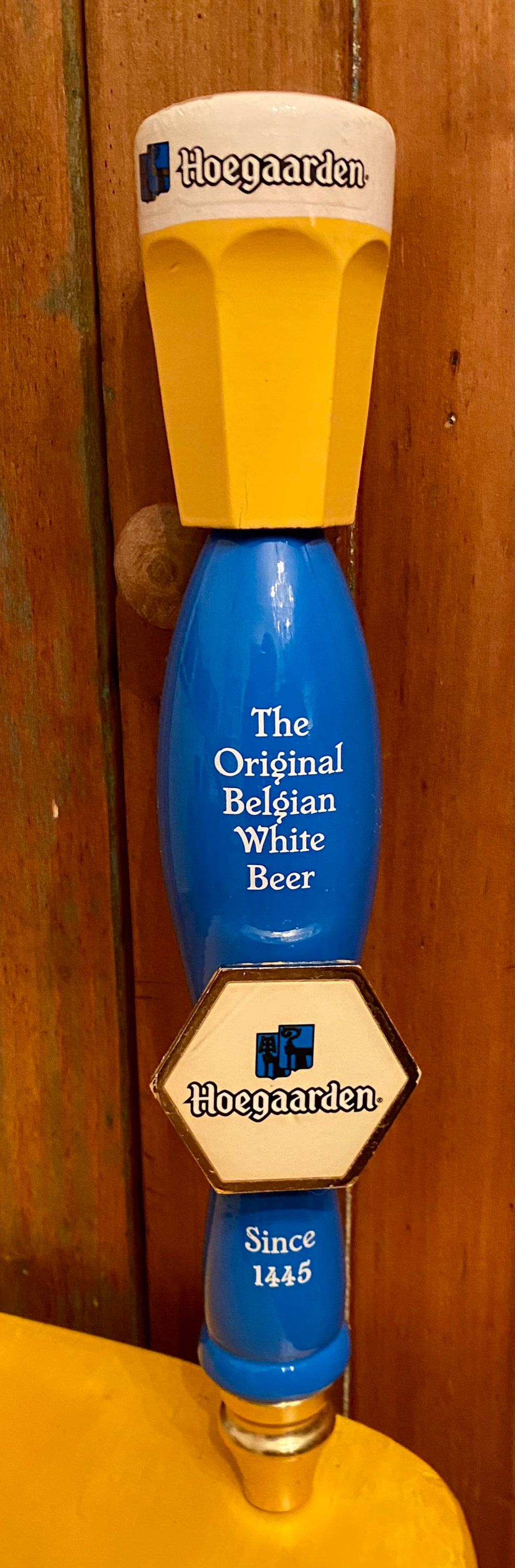 Hoegaarden Belgian White Beer Tap Handle Etsy