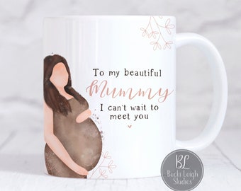 mummy gift from bump, baby shower gift, pregnancy mug, mothers day mug from bump, expecting mum gift, new mum to be present, first time mum