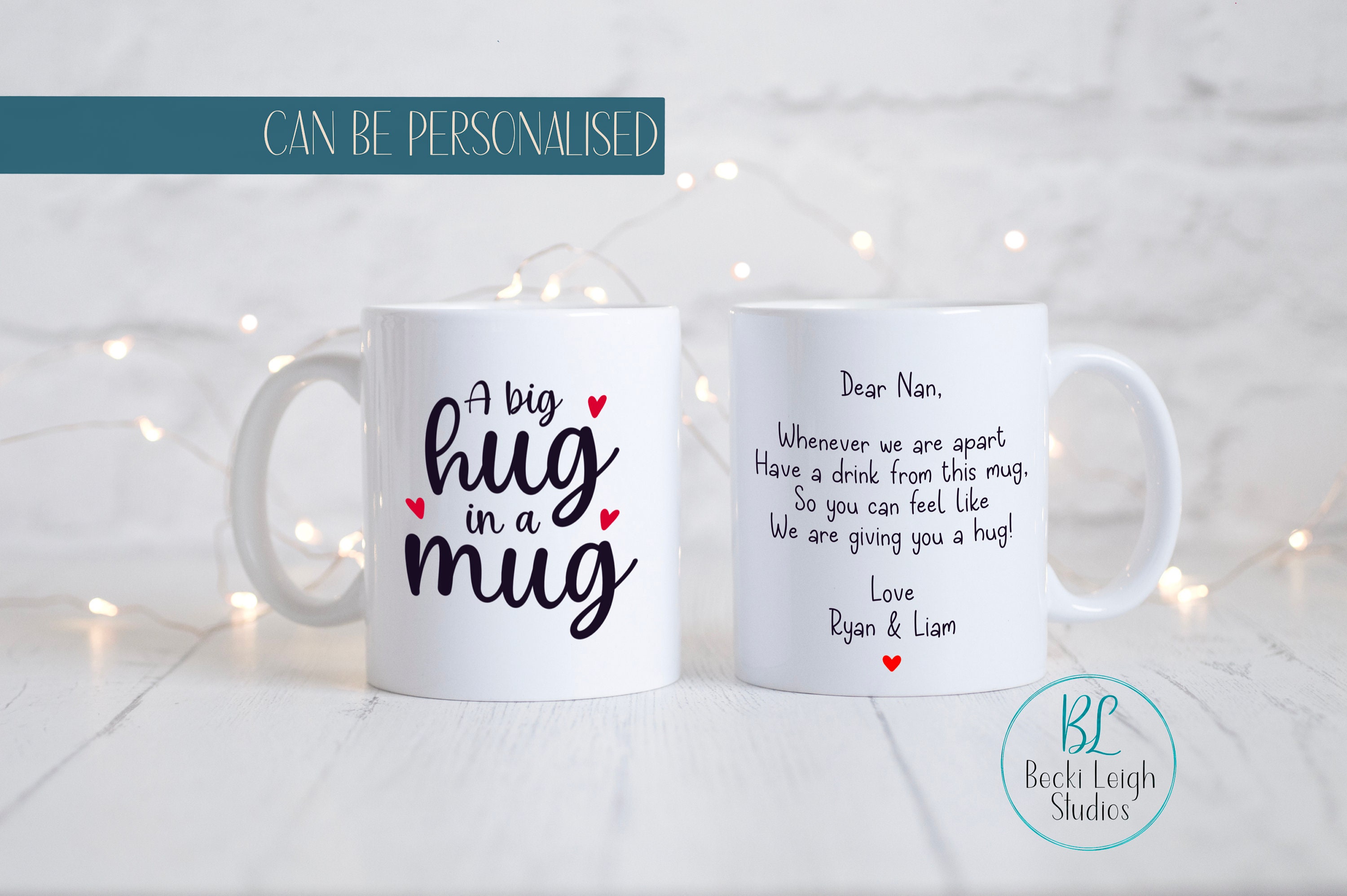 Hug in a Mug Thinking of You Gift Isolation Gift Gift for Etsy UK